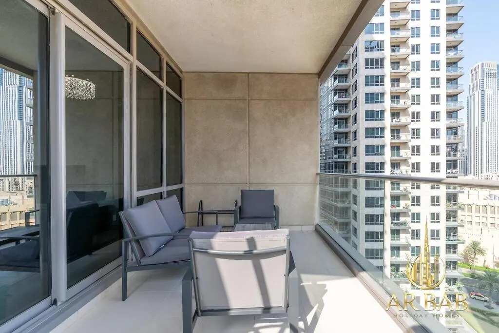 아파트 Arbab Homes Super Deluxe 2Br Full Burj Khalifa View- South Ridge 두바이