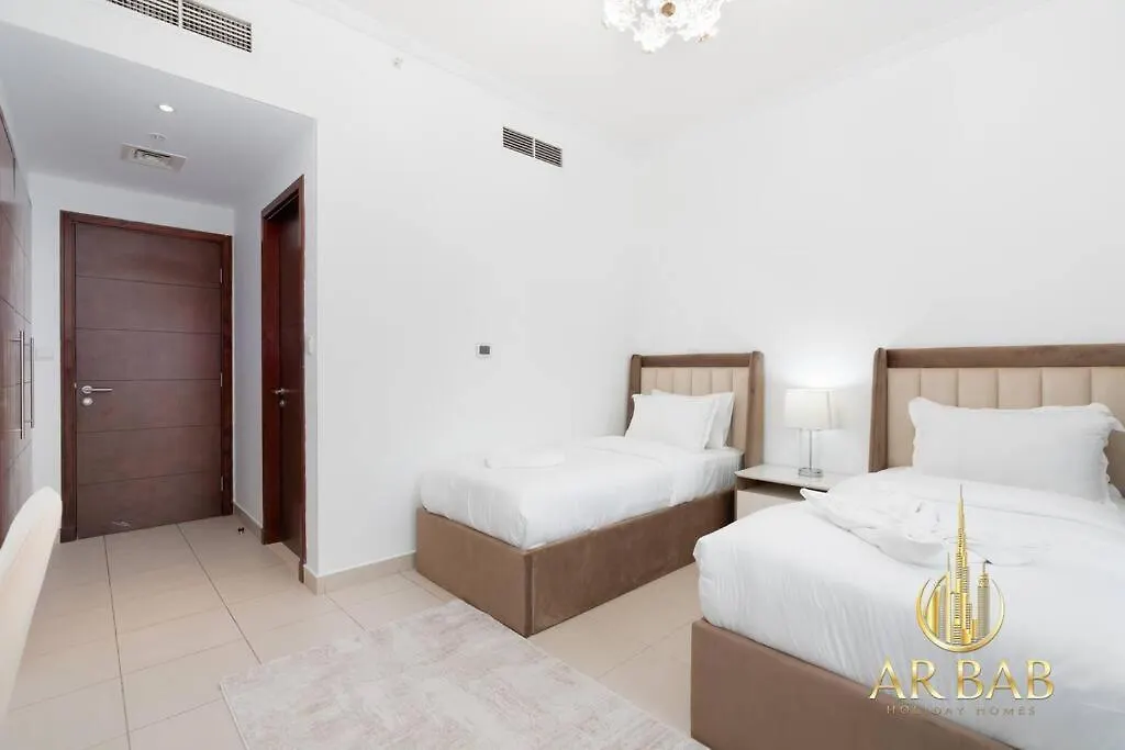 아파트 Arbab Homes Super Deluxe 2Br Full Burj Khalifa View- South Ridge 두바이