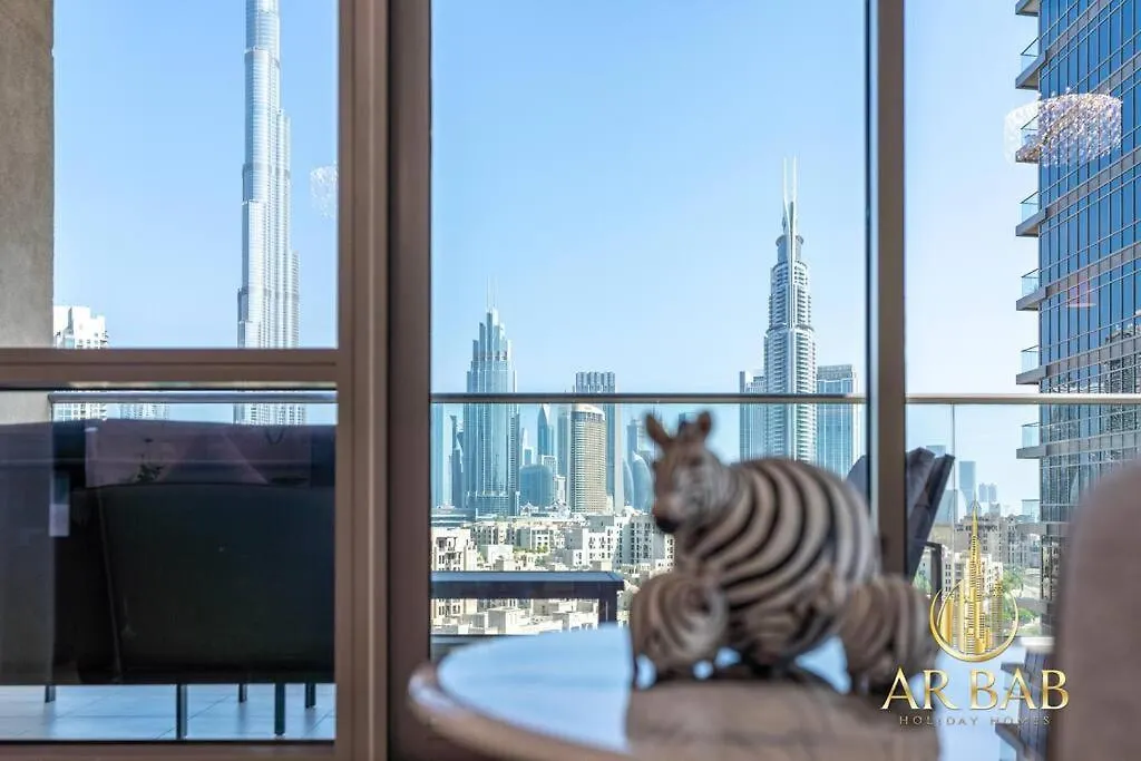아파트 Arbab Homes Super Deluxe 2Br Full Burj Khalifa View- South Ridge 두바이 아랍에미리트