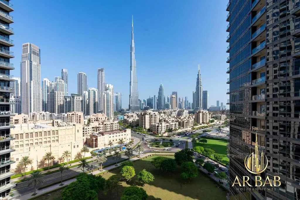 아파트 Arbab Homes Super Deluxe 2Br Full Burj Khalifa View- South Ridge 두바이 아랍에미리트